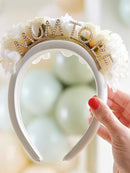 Floral Mum to Be Baby Shower Headband