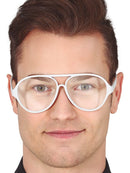 GLASSES WITH LENSES WHITE