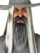 GRAY BEARD AND MOUSTACHE