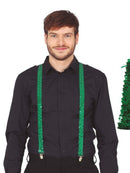 GREEN SEQUINS BRACES