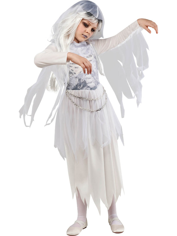 Ghostly Girl Kids Costume