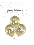 Glossy Balloons 70 Gold