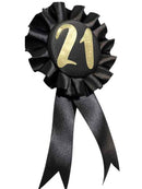 Gold 21st Birthday Badge