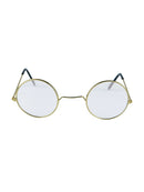 Gold Framed Glasses with Clear Lenses
