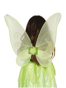 Green butterfly wings