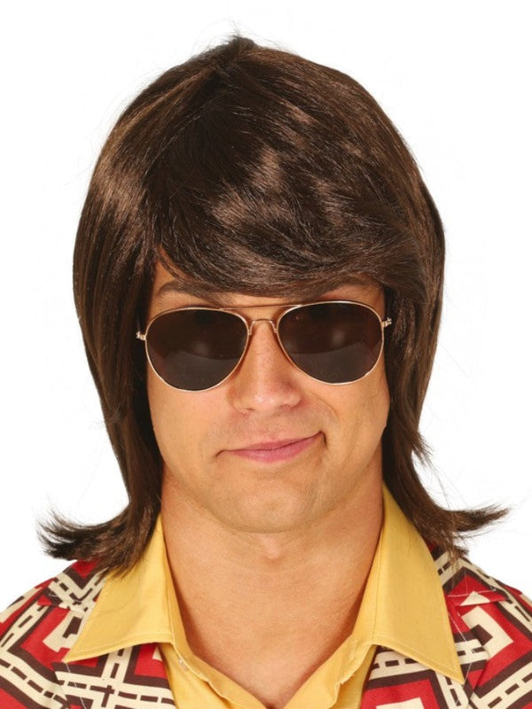HALF MANE BROWN WIG