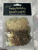 Harry Birthday Gold Confetti