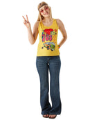 I LOVE THE 70’S VEST TOP