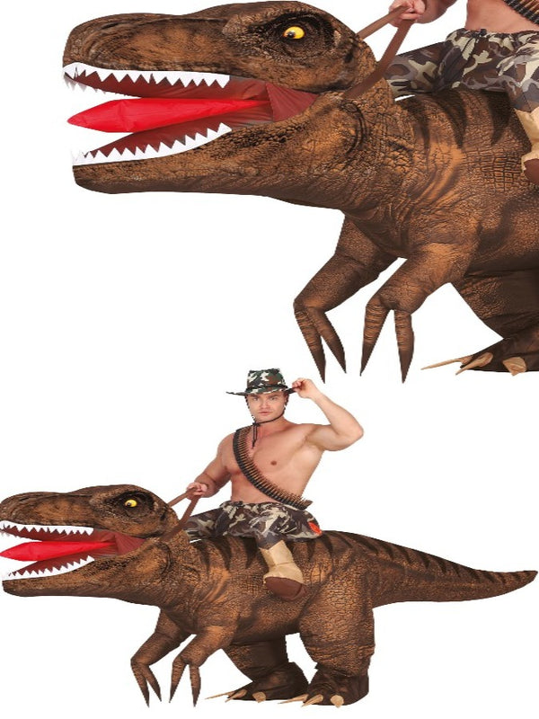 INFLATABLE MOUNTED DINOSAUR COSTUME