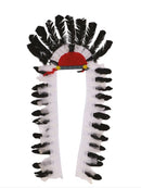 Indian feather headdress, 116 cm