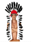 Indian feather headdress, 116 cm