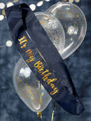 Its My Birthday Navy Blue Sash