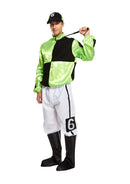 JOCKEY COSTUME GREEN AND BLACK