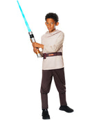 Jedi Knight Obi Wan Kenobi Kids Costume with Lightsaber