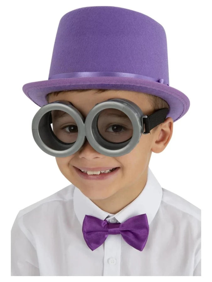 KIDS GREY GOGGLES, CLEAR LENSE