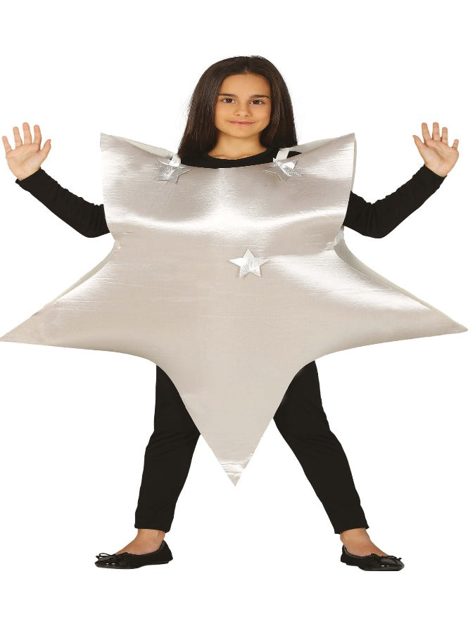 Kids Silver Star Costume