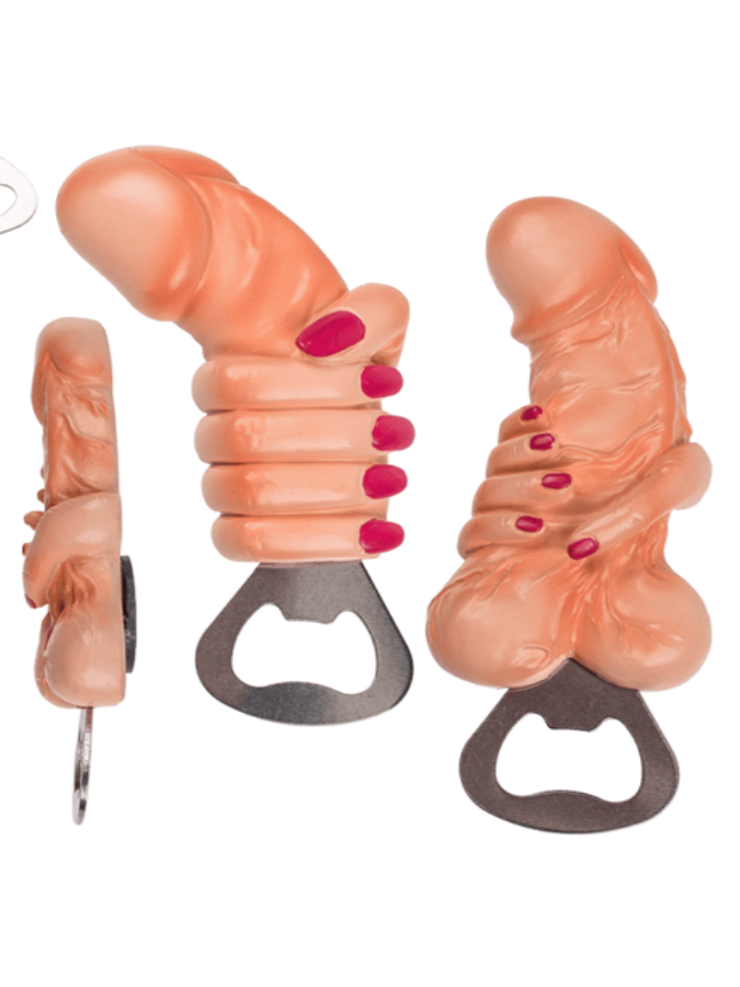 Metal Willy bottle opener