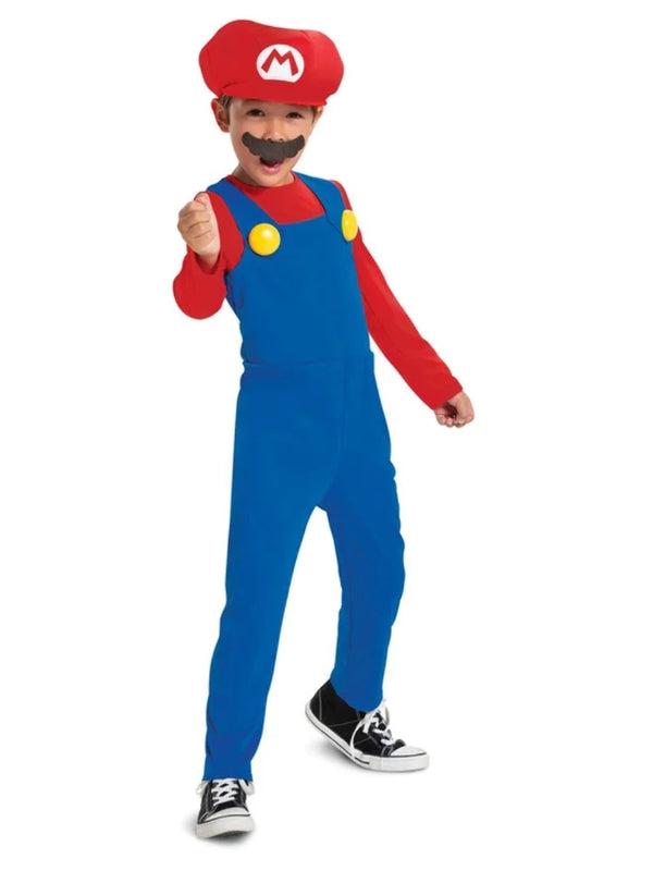 NINTENDO SUPER MARIO BROTHERS MARIO KIDS COSTUME