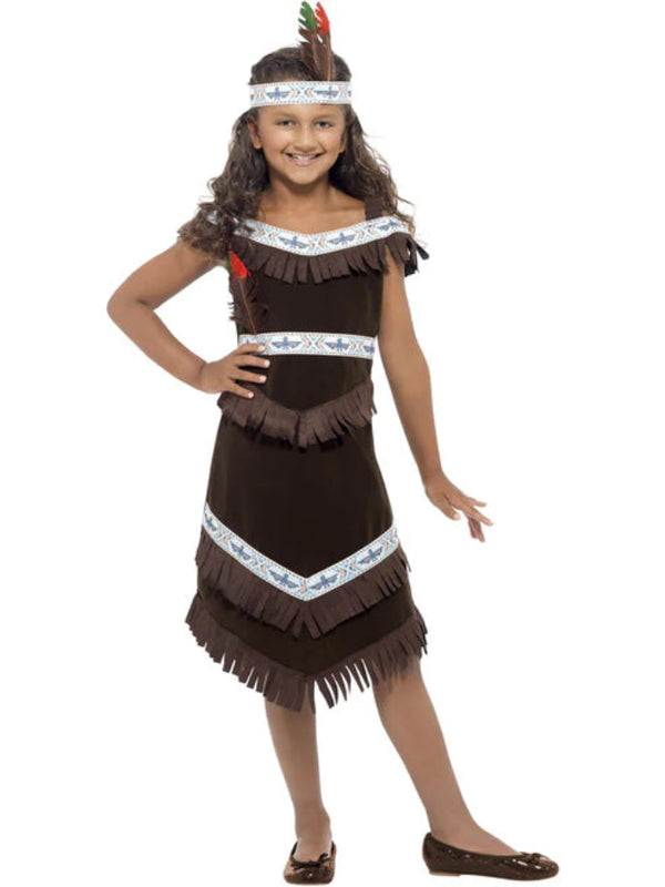 Native American Indian Inspired Girl Kids Costume