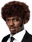 PULP AFRO WIG WITH MOUSTACHE AND SIDEBURNS
