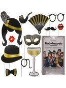 Party photo accessories on stick,