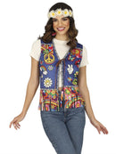 Peace & love hippie vest