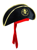 Pirate Hat with Red Band