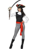 Pirate Lady Costume, with Top, Black
