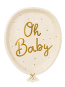 Cream Plates Oh baby, (6pc)