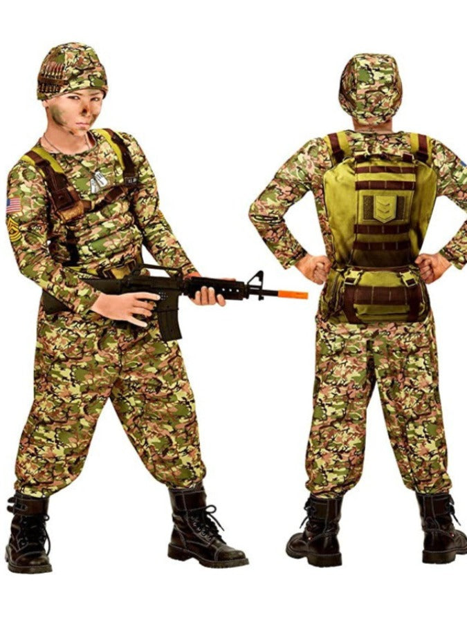 Power Soldier Kids Costume