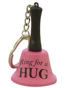 RING FOR A HUG KEYCHAIN