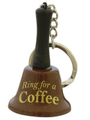 RING FOR COFFEE KEYCHAIN