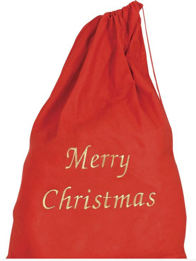 Red santa sack 60x95 cm