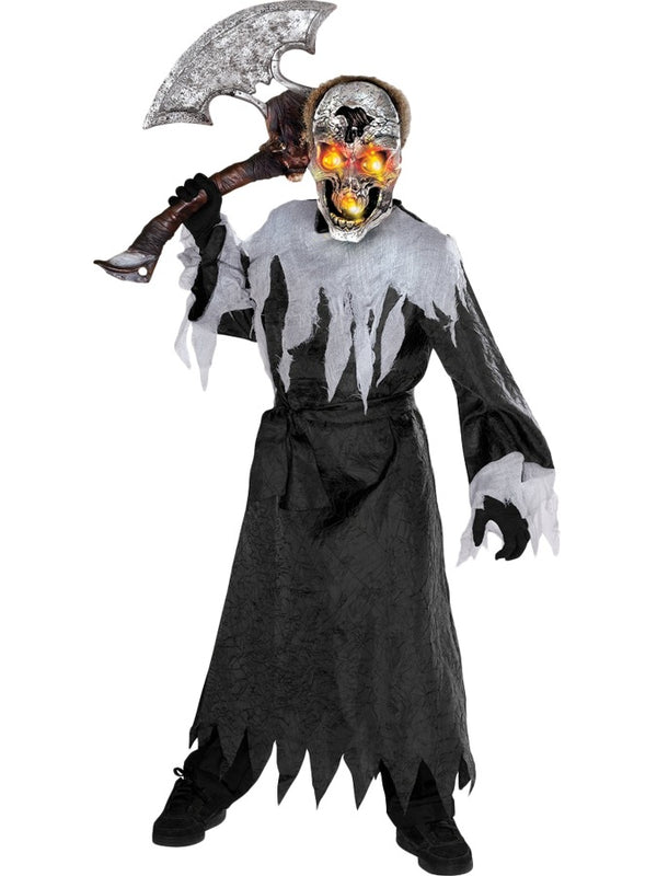 SKULL LITEUP KIDS COSTUME