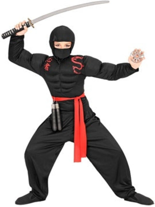 SUPER MUSCLE NINJA KIDS COSTUME