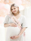 Sash Mom to be, pale pink,
