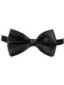 Satin Bow Tie Black