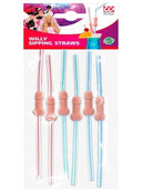 Set of 6 WILLY SIPPING STRAWS