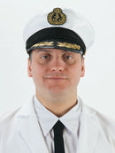 Sailor Captain Hat Black