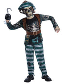 Skeleton Pirate Deck Hand Kids Costume