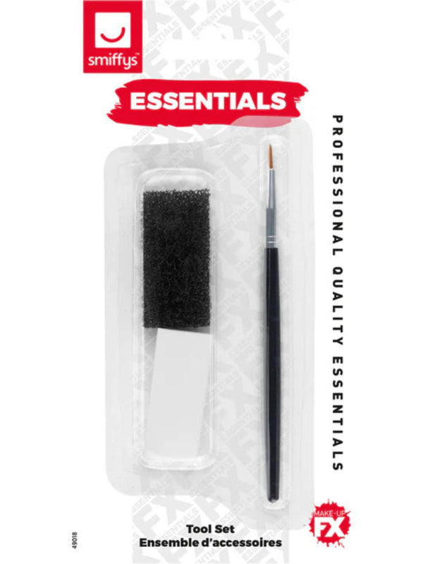 Smiffys Make-Up FX Essentials, Cosmetic Tool Set