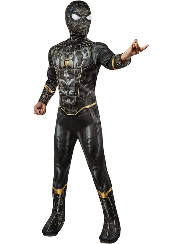 KIDS NO WAY HOME BLACK SPIDER MAN COSTUME