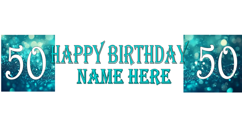 Personalised Birthday Banner