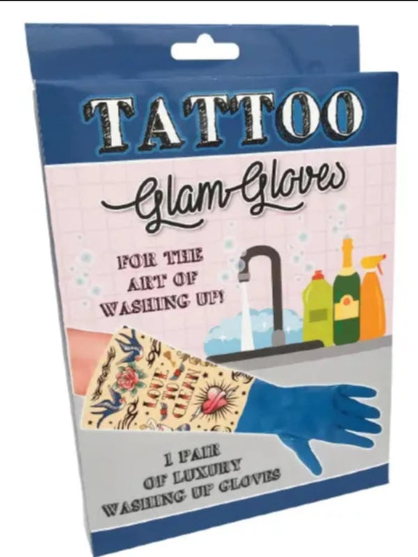 Tattoo Washing Up Gloves