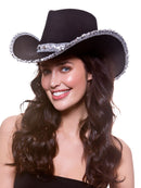 Texan - Black Sequins Cowboy hat