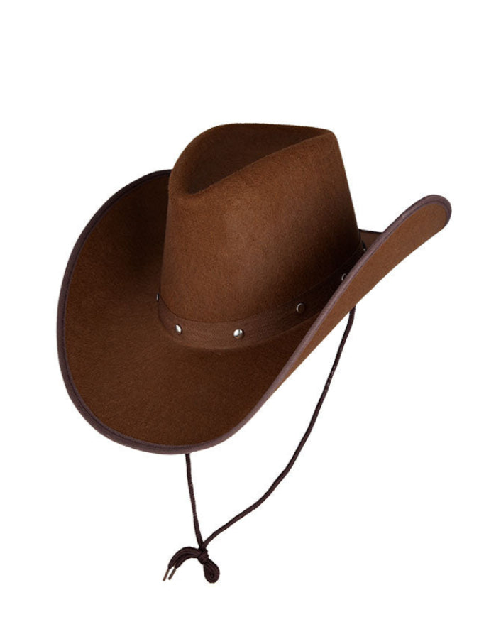 Texan Dark Brown Cowboy Hat