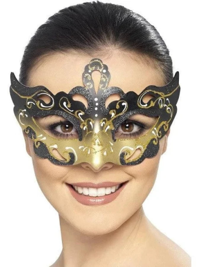 Venetian Colombina Cut Out Masquerade Eyemask