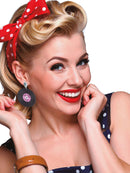 Vinyl record earrings