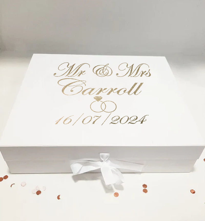 Luxury 'Wedding' Personalised Gift Box
