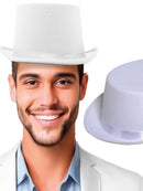 White Felt Top Hat